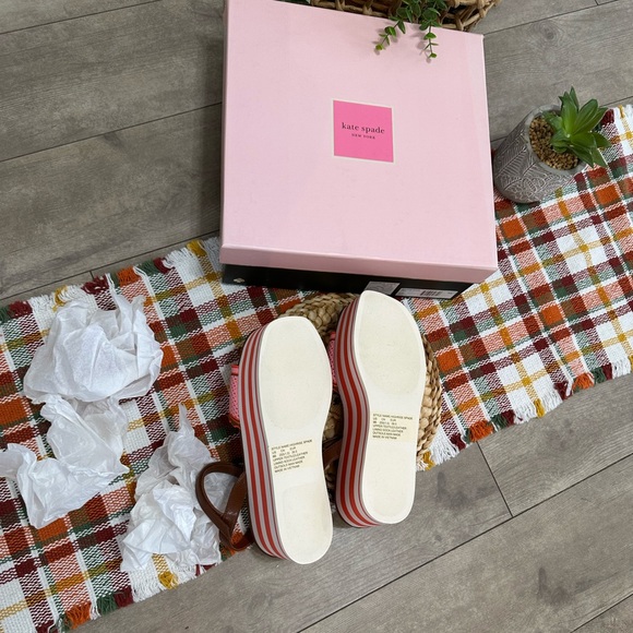 New Kate Spade Women’s Vintage Style High Rise Wedges Size 9 with Box - Picture 15 of 16
